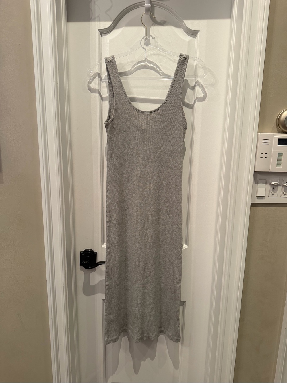 H&M Classic Scoop Neck Gray Tank Dress